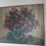 Still life painting signed