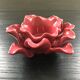 Pink flower candle holder