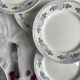 6 flat plates Creil and Montereau Toledo antique earthenware
