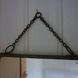 Old rectangular barber mirror