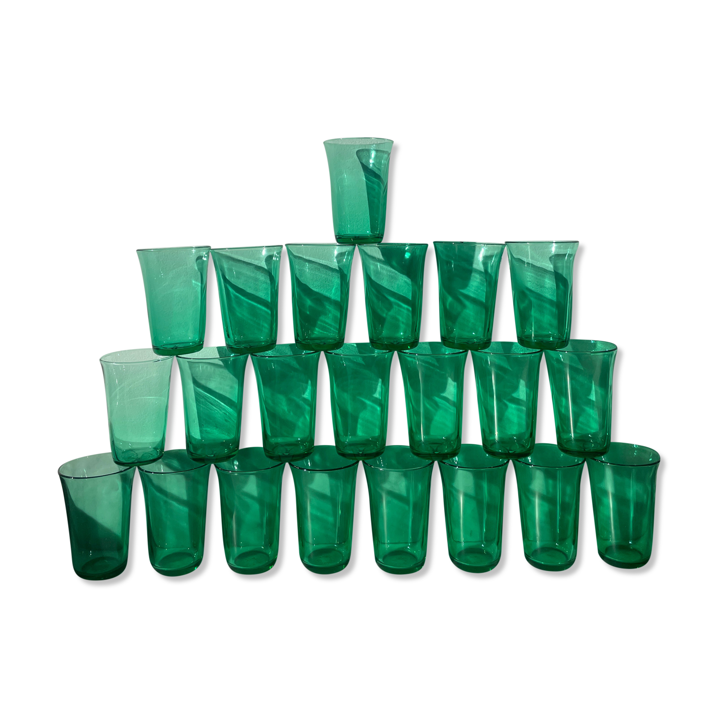 Water glasses Oil Lesieur