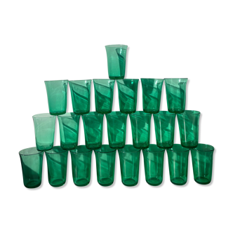 Water glasses Oil Lesieur