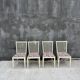 Ensemble de 4 chaises design scandinave – Karin Mobring & Tomás Jeline