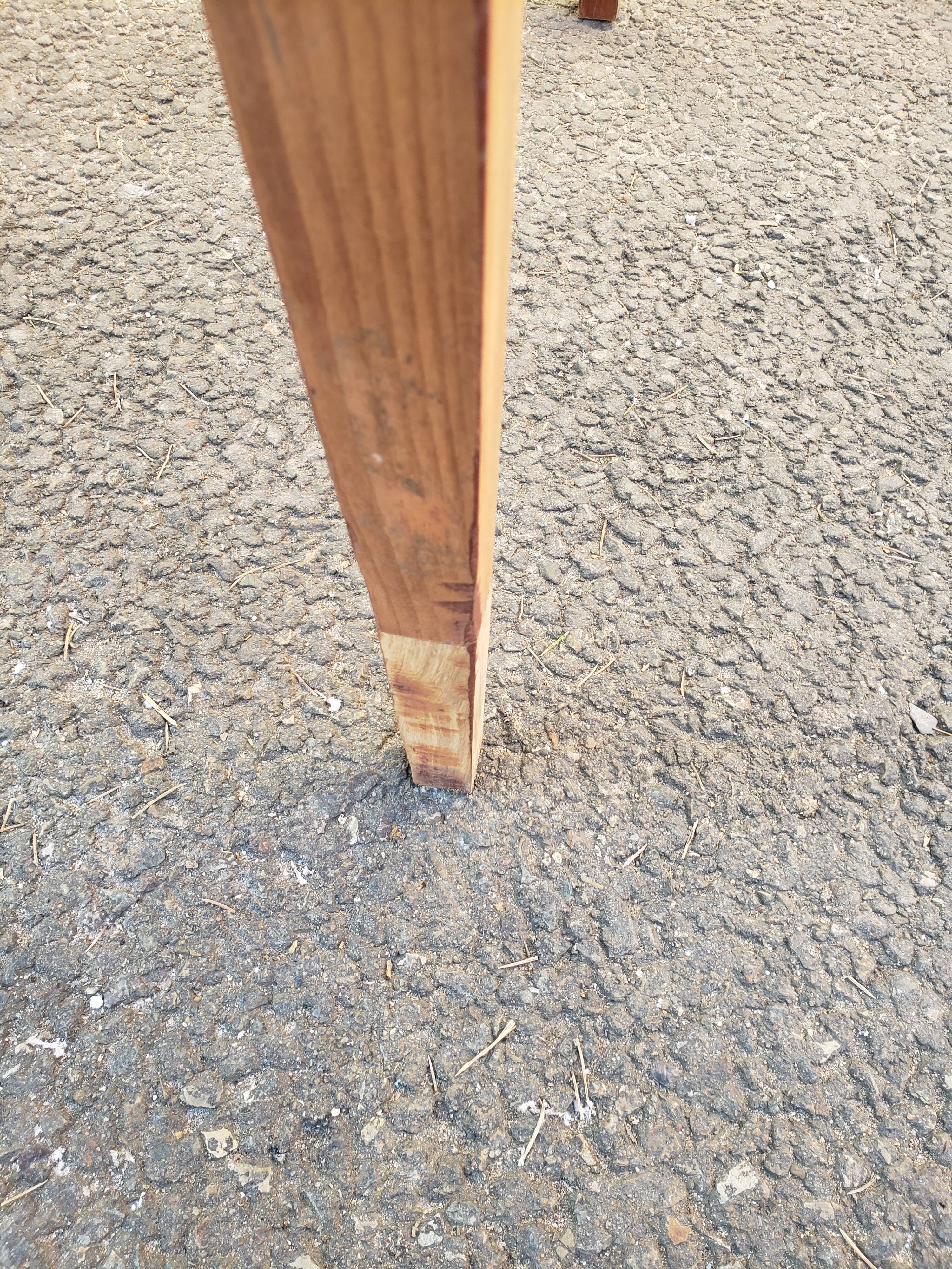 Farm table or "hiss" desk