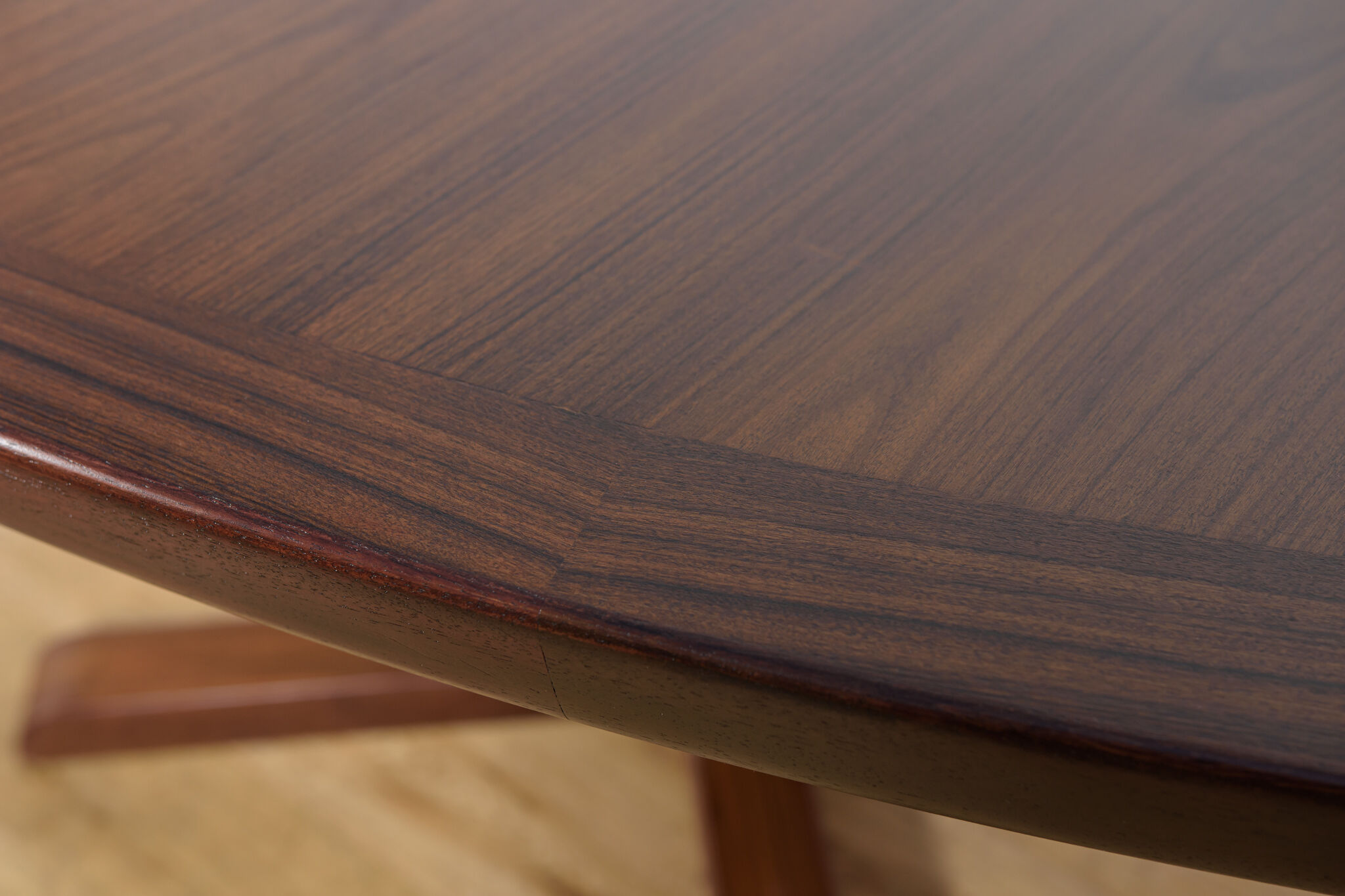 Mid-Century Oval Rosewood Extending Dining Table by Skovby, Denmark, 1960s