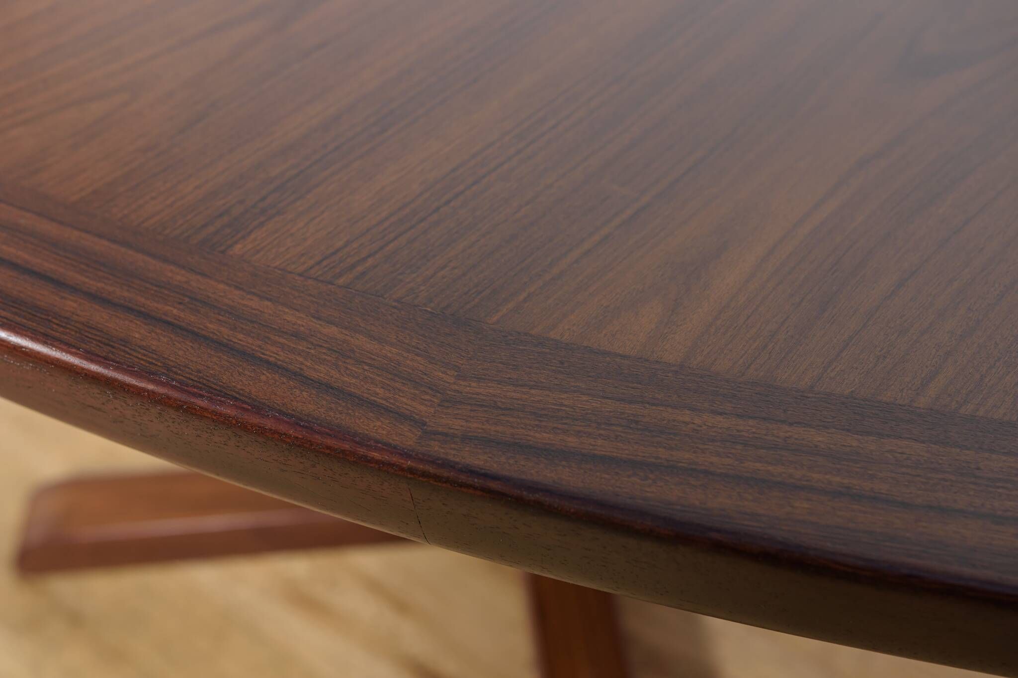 Mid-Century Oval Rosewood Extending Dining Table by Skovby, Denmark, 1960s