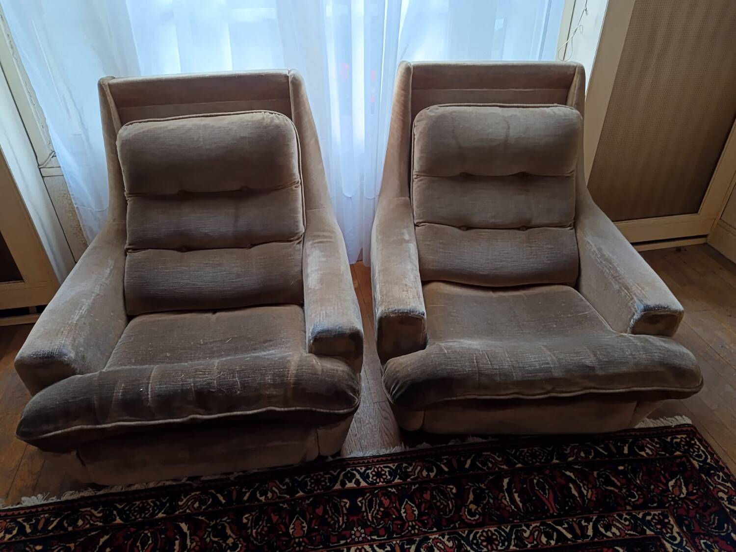 2 fauteuils 60-70