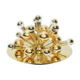 Sputnik ceiling lamp in brass or wall lamp by Cosack Germany 1970s