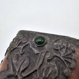 Tevan Margit Art Nouveau Glass Paste Vase