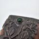 Vase Art Nouveau pate de verre Tevan Margit