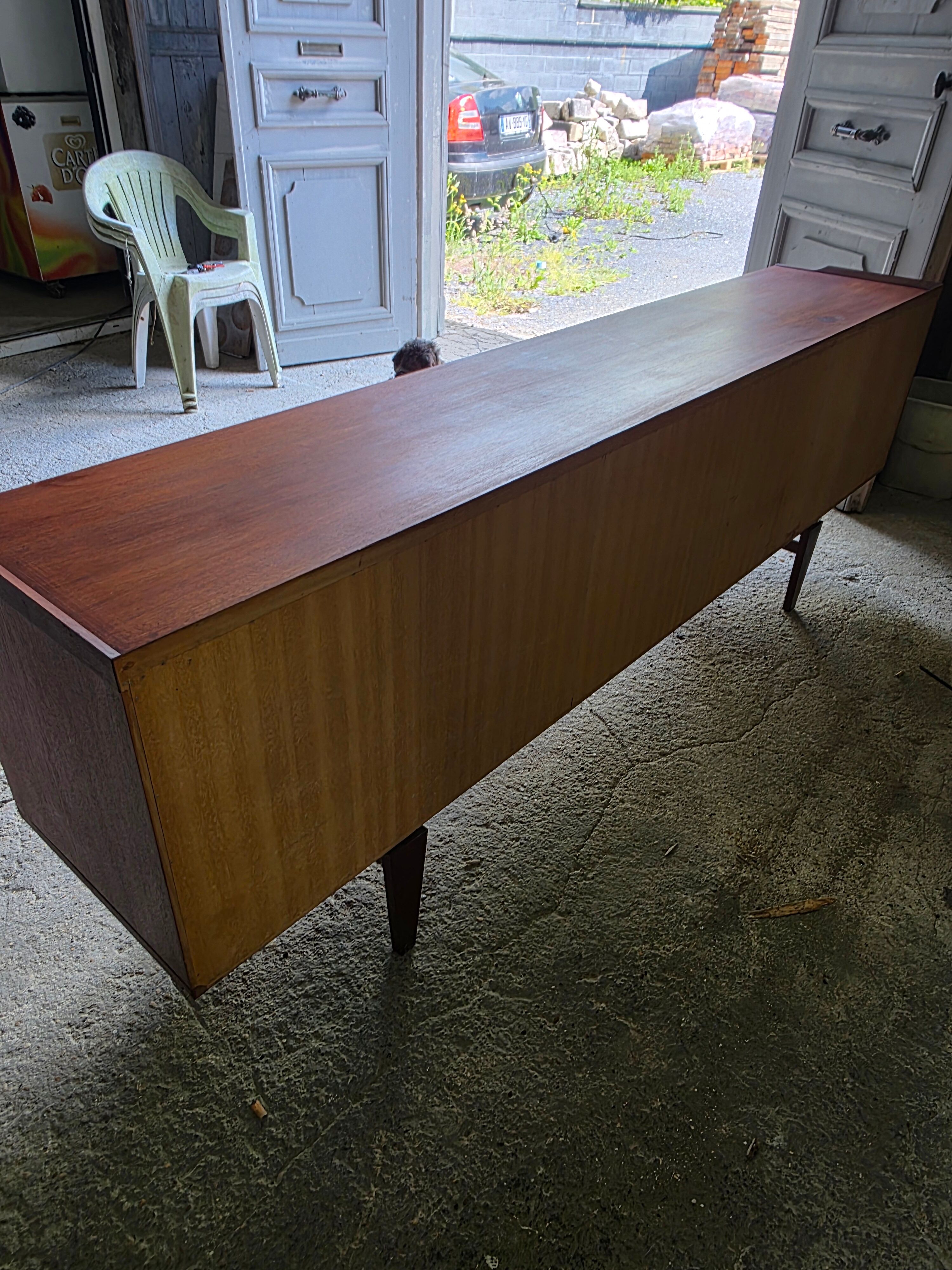 Scandinavian teak sideboard from the 1960s.