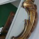 Mirror XIXth gilded wood and mercury ice 61x45cm