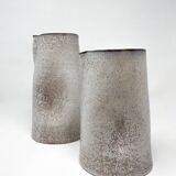 Mid-Century Modern Pair of Ceramic Pitchers by Alessio Tasca, 1970s, Italy