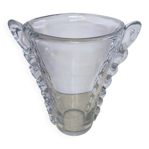 Grand vase cristal ovale