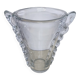 Large oval crystal vase