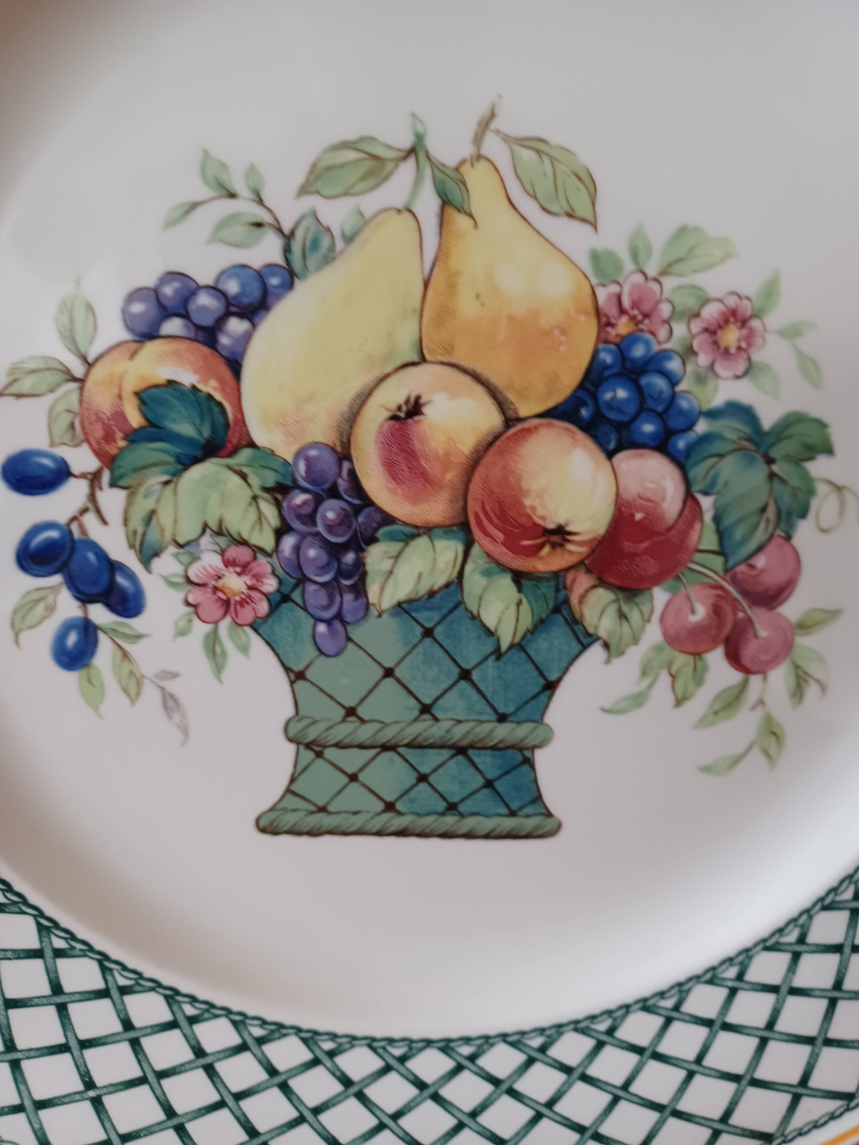 6 Villeroy and Boch Plates, Basket, diameter 26.5 cm | Selency