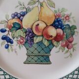 6 Villeroy and Boch Plates, Basket, diameter 26.5 cm