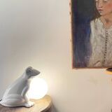 Vintage 80's frog lamp