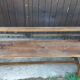 Paire de bancs de ferme