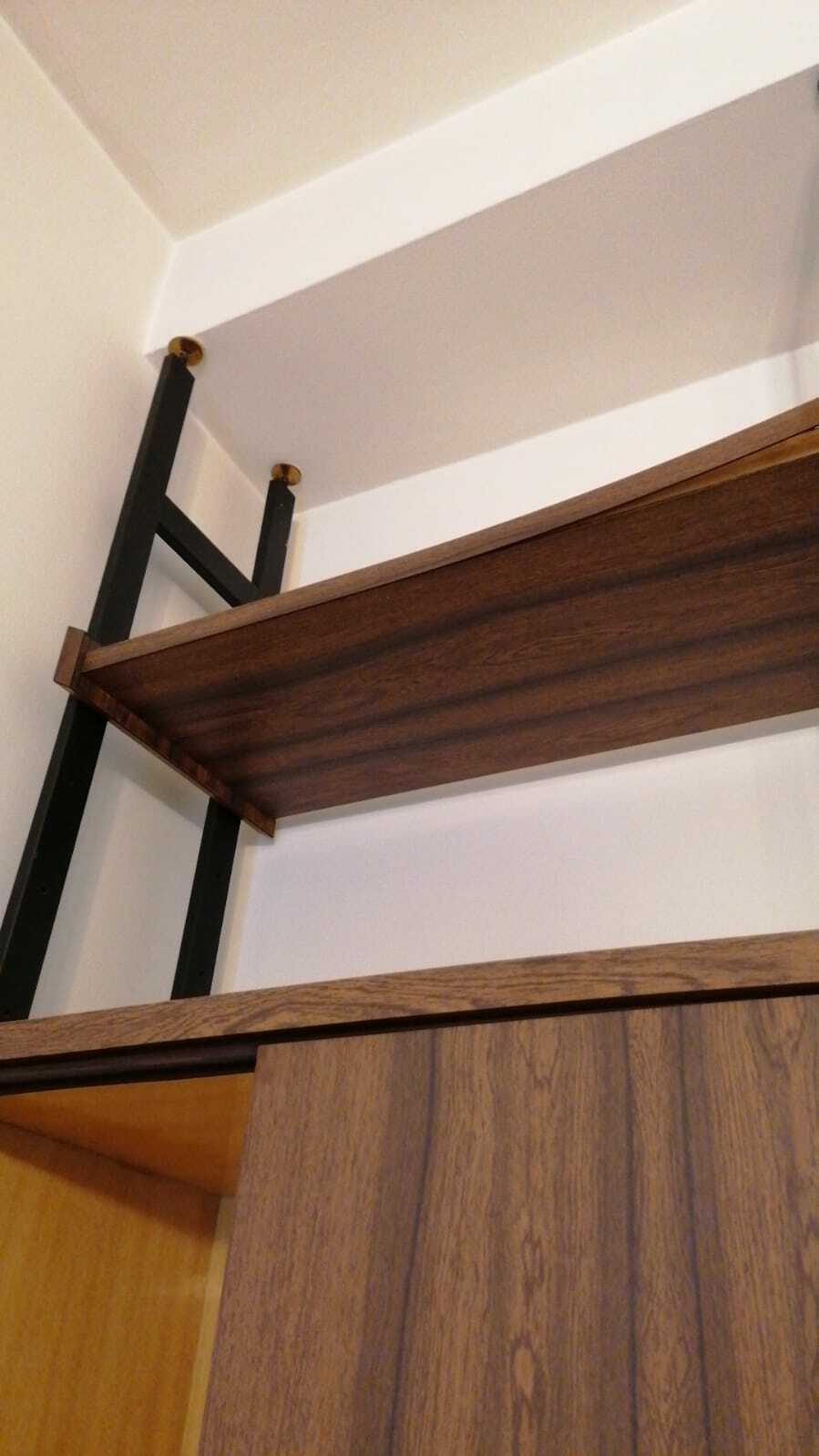 Library shelves of the 60s, Italian rosewood production