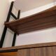 Library shelves of the 60s, Italian rosewood production