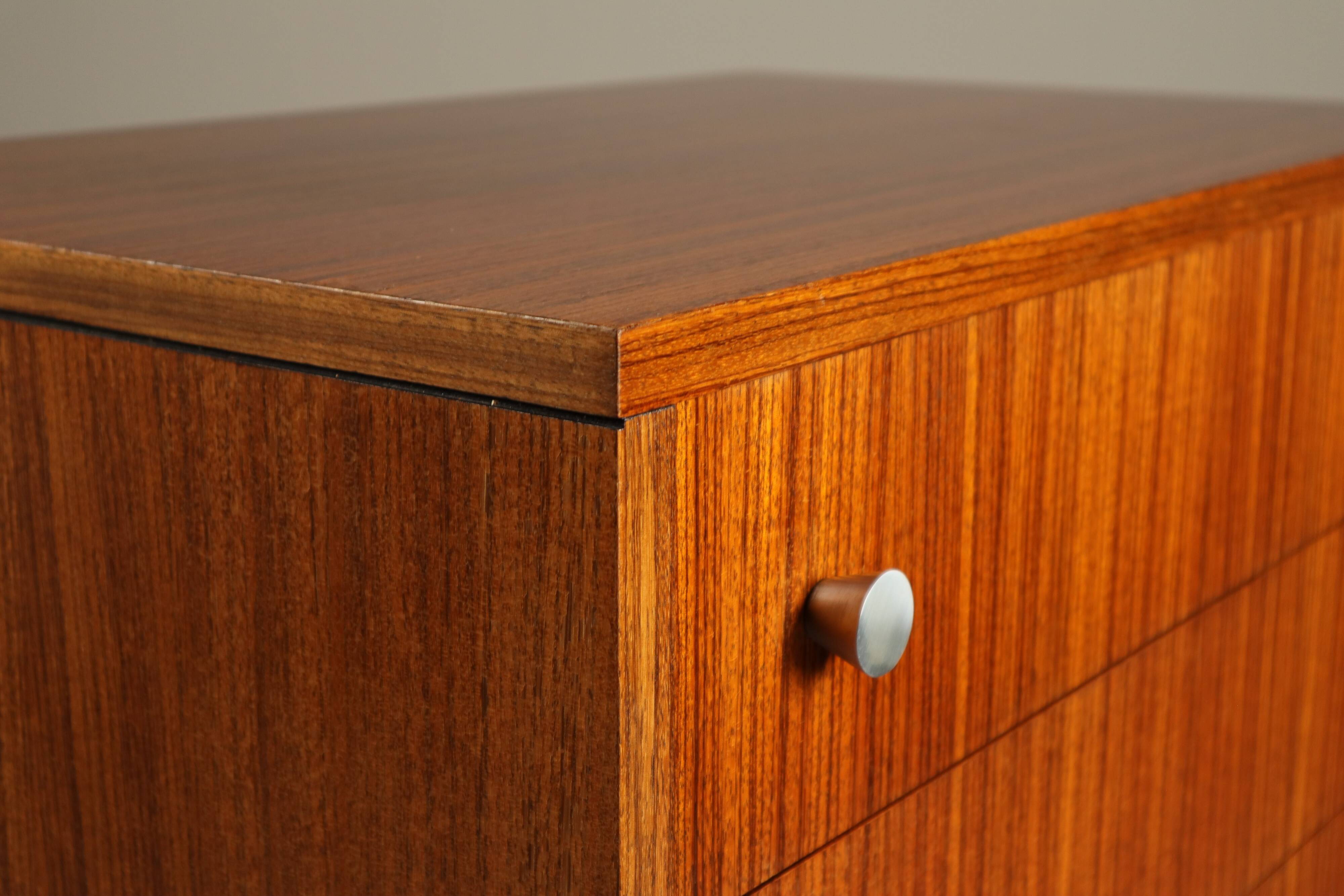 Alfred Hendrickx for Belform – Zebrano chest of drawers, 1960s