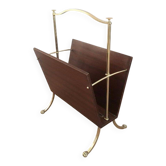 Magazine rack with claw feet. Maison Jansen