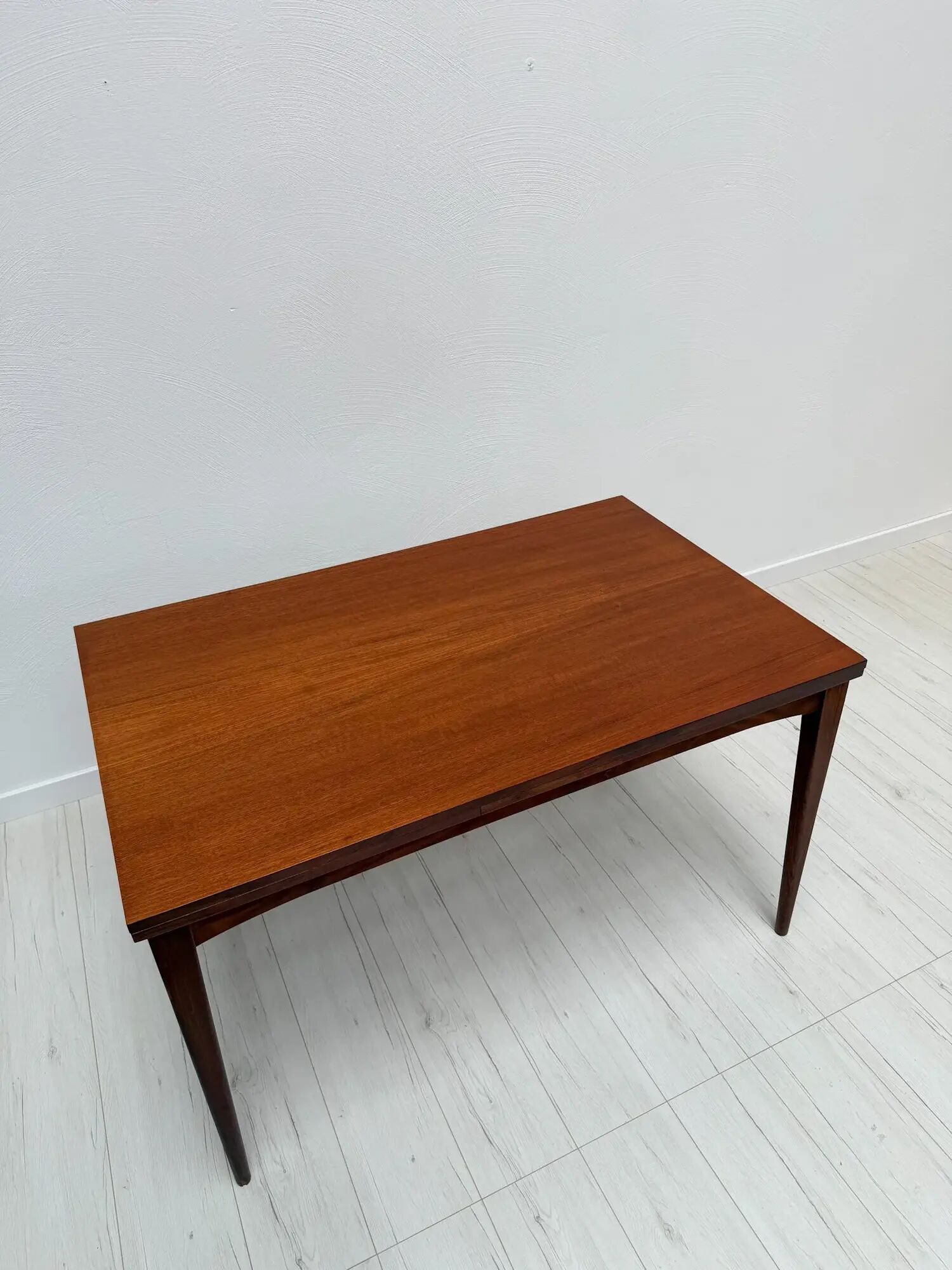 1960s Scandinavian teak mid-century extendable dining table