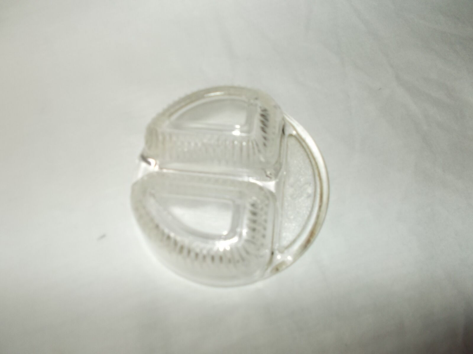 Cast glass pepper shaker