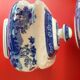 Blue ensemble in Villeroy and old Boch, Rusticana model
