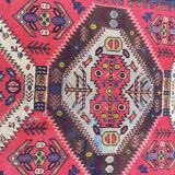 Handmade Vintage Caucasian carpet 116x185 cm
