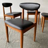 1960s Mid-Century dining table and dining chairs by Schreiber Furniture