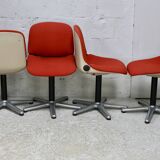 4 chaises "space age " Wilkhahn, circa 1970