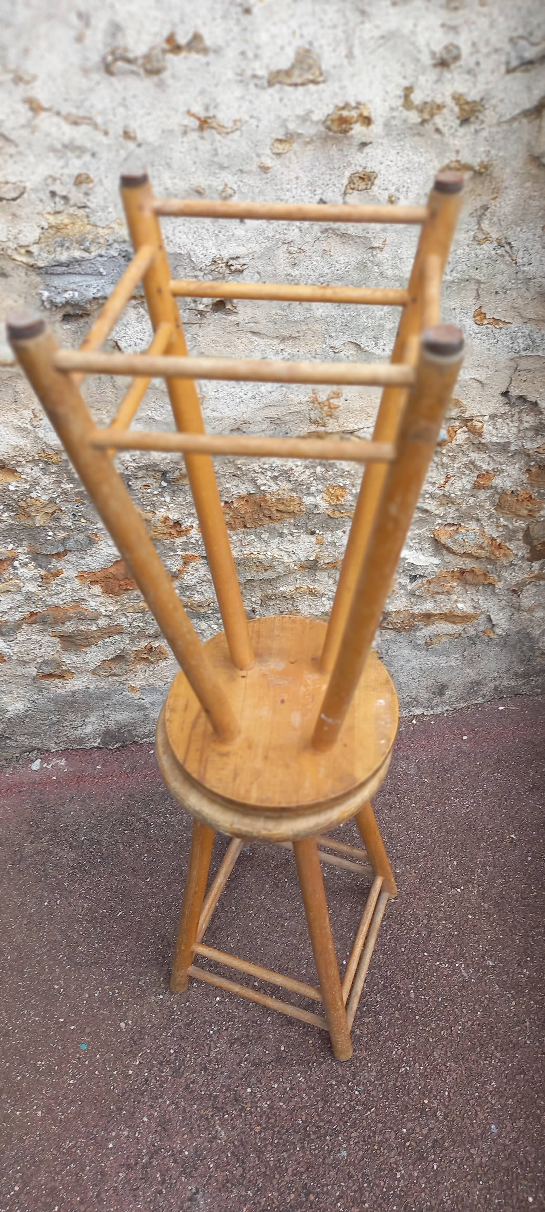 Pair of vintage top stools