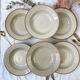6 Tulowice stoneware soup plates