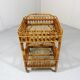 Rattan serving table 1950/60