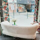 Vintage three-seater sofa