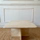 Vintage travertine coffee table