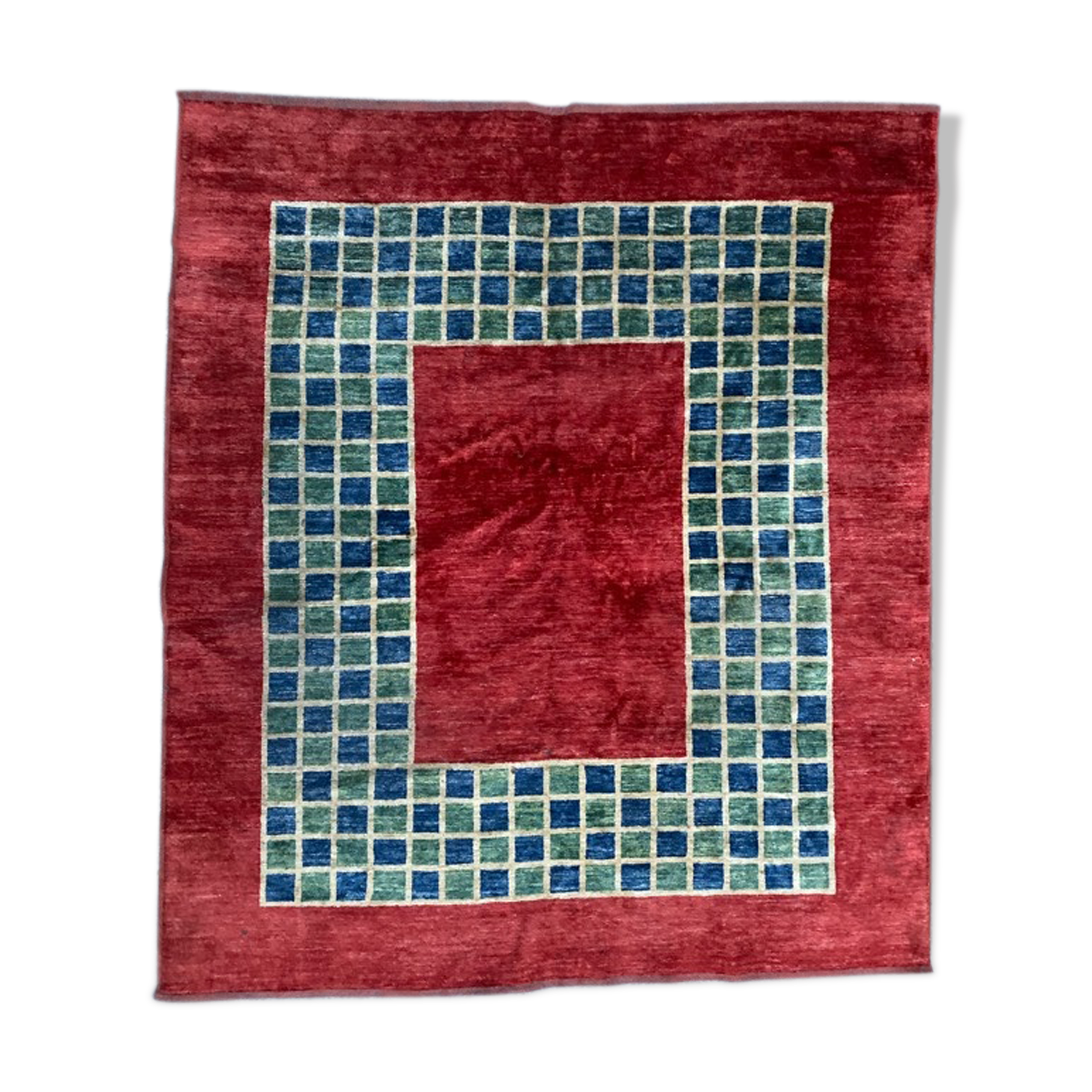 Tapis contemporain design, Gabbeh persan 225x256 cm