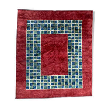 Tapis contemporain design, Gabbeh persan 225x256 cm