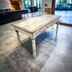 Brocante wooden farmhouse table / white / dining table