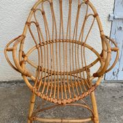Pair of vintage shell armchairs 1950