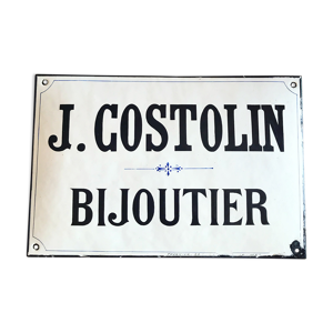 Plaque émaillée de