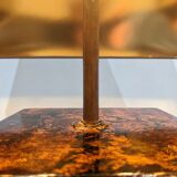 Mordorated lacquered lamp circa 1970
