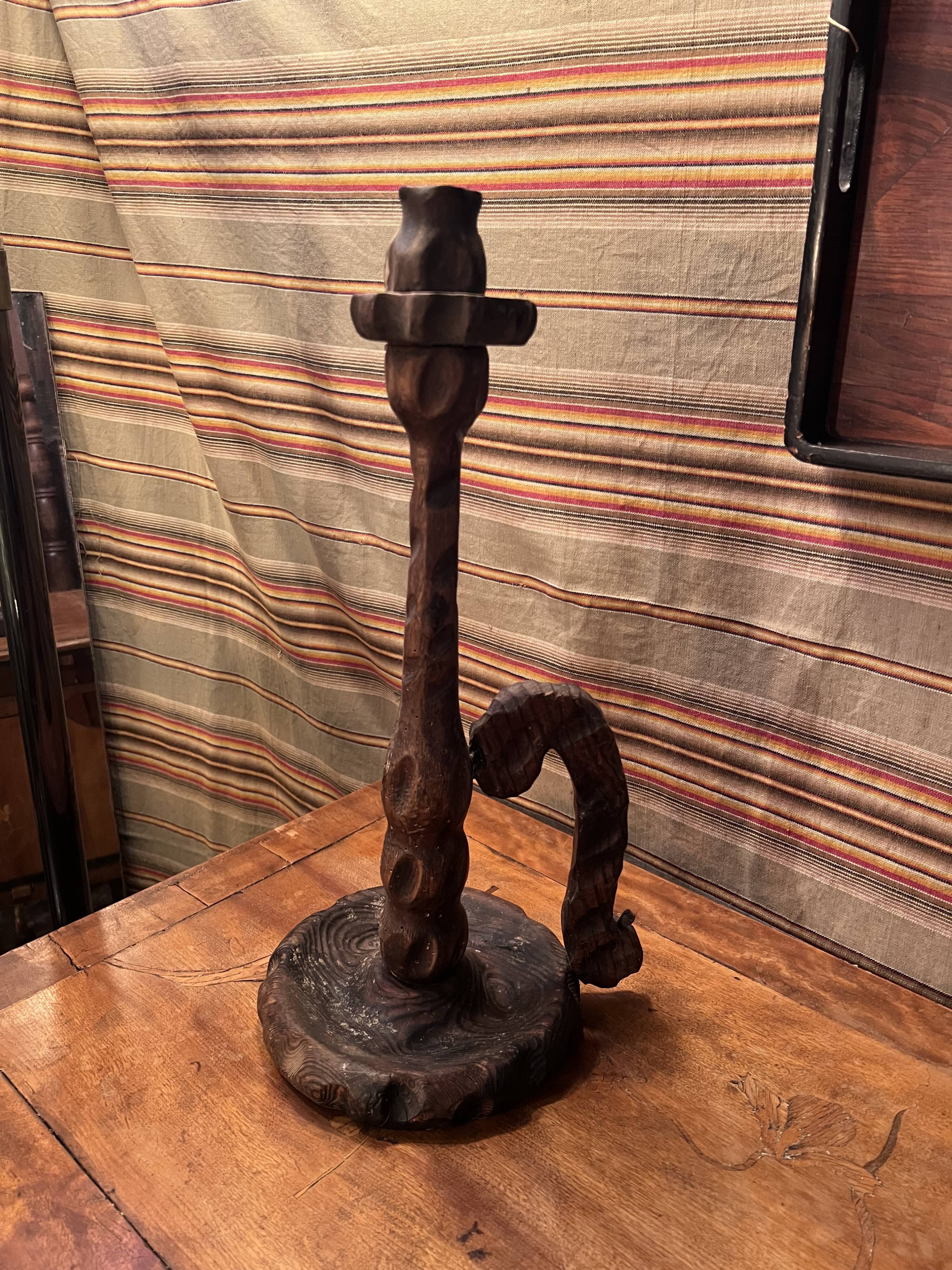 Brutalist candle holder