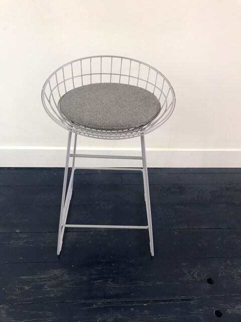 Wire stool km06 par Cees Braackman et Adriaan Dekker pour Pastoe