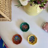 Trio of empty cups Longwy pocket