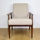 Armchair 'Lis', 1970s beige boucle design by Henryk Lis