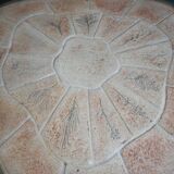 Coffee table signee Barrois faussile vintage