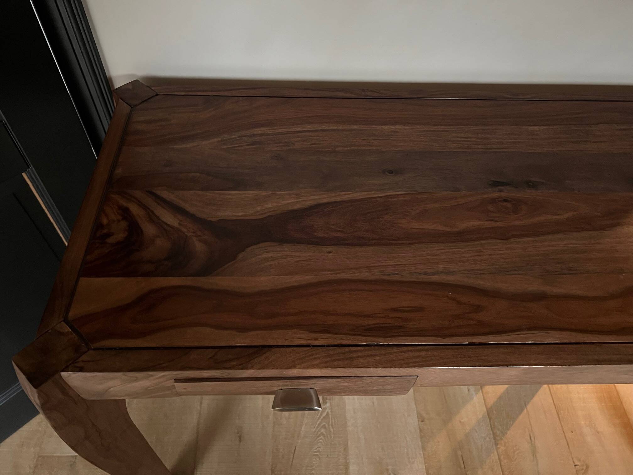Solid rosewood console